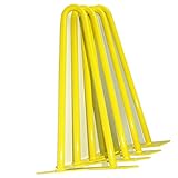 (CARPETE)　テーブル用脚　アイアンレッグ　暖かい黄色　鉄脚　12インチ　DIY　１セット4本