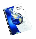 Fellowes Transparent Presentation Binding Cover, PVC Material, 8.75 x 11.25 Inches, Clear, 25 per Pack (52309)