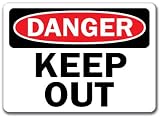 Danger Sign - Keep Out - 10 x 14 OSHA Safety Sign