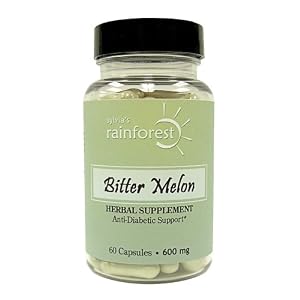 Sylvia's Rainforest Bitter Melon Capsules, 3-Ounce Bottle