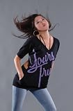 Yours Truly The Twisted Tunic in Purple,Dresses for Women