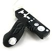 Fosmon Nintendo Wii Remote and Nunchuck Safe-Grip Silicone Skin Case (Nighthawk Black)
