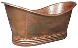 Elizabethan Classics ECCT1WC Copper Bathtub with Less Faucet Holes