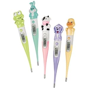 Veridian Healthcare 08-375 Pediapets Thermometers, 5 Piece Set