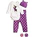 FEITONG Baby 3PC Unisex Climbing Clothes Baby Rompers Sets (6-12months, Purple)