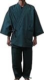 Edoten Men's Japan Kimono Denim Samue GN M