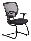 Professional Visitors Chair with Air Grid Back and Mesh Seat