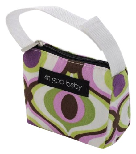 Ah Goo Baby Pacifier Holder and Tote, Spa Pattern