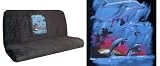 Car Truck SUV Dolphin Print Rear Bench or Small Truck Seat Covers Black 2 piece Universal... by Seat Cover Connection