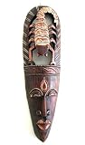 African Mask Wall Decor Scorpian Statue, Wisdom and Power- 20