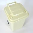PLASTIC TRASH CAN 45L(アイボリー) 100-146
