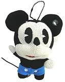 ディズニー『ミッキーマウス』10cmニットぬいぐるみボールチェーン