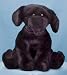 Black Labrador Retriever Dog Plush Stuffed Animal