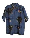 Tommy Bahama Partridge in a Palm Tree Christmas Camp Shirt