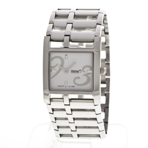 Steiner Women's ST2151B035W Casual Collection Edifice White Analog Watch