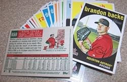2008 Topps Heritage Baseball Card - Jeff Mathis Angels Mint Condition - Shipped In Protective ScrewDown Display Case!