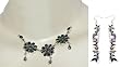 Jewelry Set Silver Amethyst Gemstone Necklace Earrings