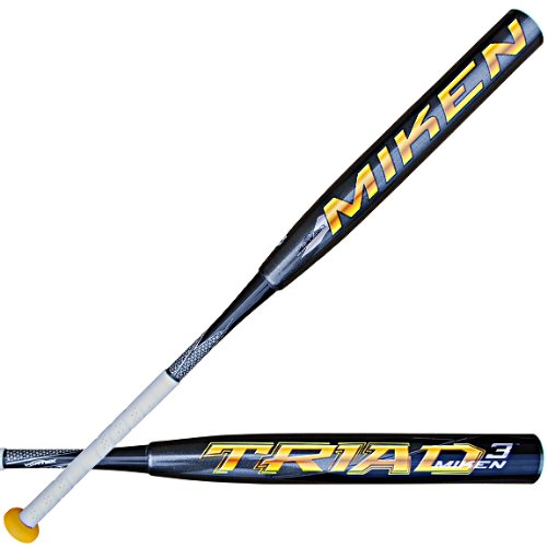Miken Triad Maxload ASA Composite Slowpitch Softball Bat, 2 Piece, 34-Inch/27-Ounce On Sale