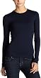 Three Dots Women's Longsleeve Crewneck Tee