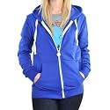 Criminal Damage Blue Skinny Fit Hoodie
