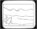 Mauspad mit Dekoration - Schwarz und Wei�, Berge, Hills, Abend, Cactus, W�ste, Afrika, Sahara, D�nen