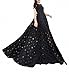 Afibi Women's Slim Beach Dress Casual Party Long Maxi Dresses (Large, Black)