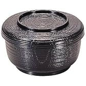 割子飯器　黒　　　1-224-5