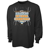Tennessee Lady Volunteers 2008 NCAA Women's Basketball National Champions Black Lightning Strikes Twice Long Sleeve Tee