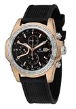 Bulova Men's 98E109 Diamond Case Black Dial Watch