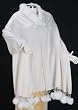 CASHMERE PASHMINA FUR BALL IVORY CAPE/PONCHO/SHAWL