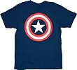 Captain America Star Logo Navy T-shirt Tee