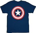 Captain America Star Logo Navy T-shirt Tee