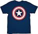 Captain America Star Logo Navy T-shirt Tee