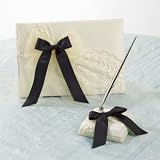 David's Bridal Lovely Lace Guest Book and Pen Set Style Db38gbpw by David's Bridal