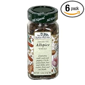 The Spice Hunter Whole Jamaican Allspice, 1.3-Ounce Jar (Pack of 6)
