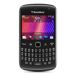 Blackberry Curve 9360 Unlocked Quad-Band 3G GSM Phone with 5MP Camera, QWERTY Keyboard, GPS and Wi-Fi - US Warranty - Black