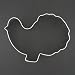 Thanksgiving Turkey Cookie Cutter w/ Recipes for Desserts Scrapbooking or Harvest Party Favors