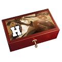 Sport Keepsake Box Football H - Cherry