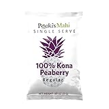 Pooki's Mahi Kona Coffee for K-Cup Brewers, Peaberry, Medium Roast, 24 Count