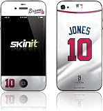 Skinit Atlanta Braves - Chipper Jones #10 Vinyl Skin for Apple iPhone 4 / 4S