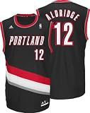 LaMarcus Aldridge Black Adidas Revolution 30 NBA Replica Portland Trail Blazers Youth Jersey