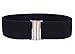 Syuer Womens Wide Elastic Cinch Belt Waist Trimmer Stretch Buckle Belt Waistband