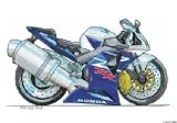 HONDA FIREBLADE  02 KOOLART image CERAMIC MUG 1461
