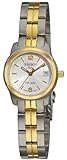 Tissot Women's T0492102203700 PR 100 Two-Tone Silver Dial Watch
