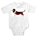 Onesie with basset, hound, dog