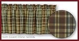 Berkshire Lined Plaid Country Curtain