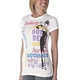 Colorful Audrey Vintage Tee - White