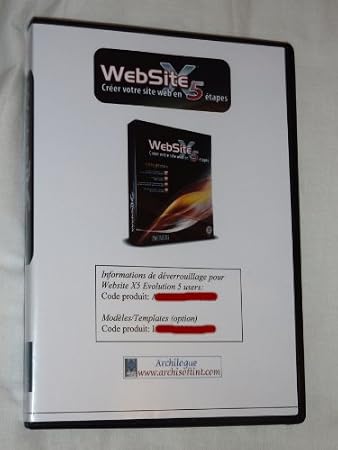 WebSite X5 Evolution 8 FR création de site Internet CD