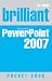 Brilliant Powerpoint 2007 Pocketbook