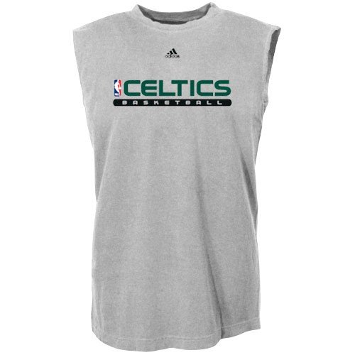 adidas Boston Celtics Ash True Court Sleeveless T-shirt